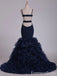 Elegant V-neck Mermaid Long Prom Dress,Evening Dress,PD284