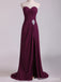 Elegant Sweatheart Strapless A-line Long Prom Dress,Evening Dress,PD287