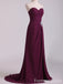 Elegant Sweatheart Strapless A-line Long Prom Dress,Evening Dress,PD287