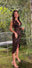 Elegant Spaghetti Strap V-neck A-line Sleeveless Prom Dress,PD26