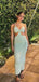 Elegant Sweatheart Spaghetti Strap A-line Long Prom Dress,PD31