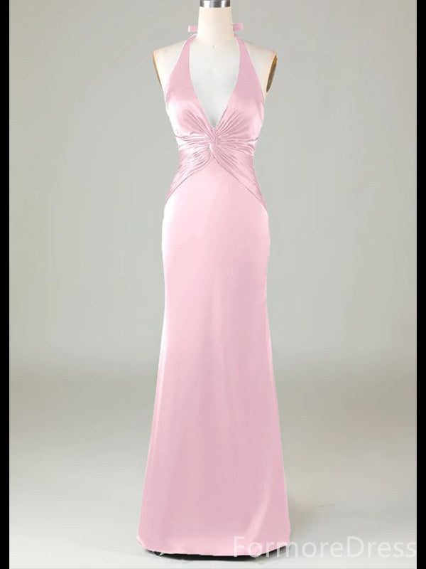Elegant V-neck Halter Mermaid Long Prom Dress,Evening Dress,PD310