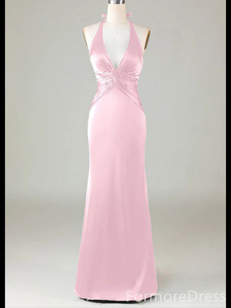 Elegant V-neck Halter Mermaid Long Prom Dress,Evening Dress,PD310