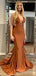 Sexy V-neck Mermaid Long Prom Dress,Evening Dress,PD312