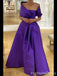 Elegant Strapless A-line Long Prom Dress,PD321