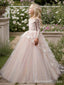 Elegant Long Sleeve Lace Appliques A-line Long Flower Girl Dress,  FGD50