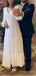 Elegant V-neck Long Sleeves A-line Long Prom Dress,PD331