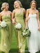 Mismatched Elegant A-line Long Bridesmaid Dress,  BD50