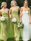 Mismatched Elegant A-line Long Bridesmaid Dress,  BD50