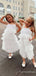 Elegant Spaghetti Strap Ruffles A-line Long Flower Girl Dress,  FGD55