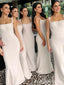 Elegant Mermaid Long Bridesmaid Dress,  BD52