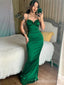 Elegant Spaghetti Strap Mermaid Long Prom Dress,PD338