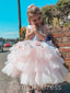 Sweet Flower Girl Asymmetric Dress, Cute Flower Girl Dress, FGD05