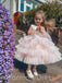 Sweet Flower Girl Asymmetric Dress, Cute Flower Girl Dress, FGD05