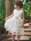 Popular Sleeveless Lace A-line Long Flower Girl Dress,  FGD60