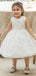 Popular Sleeveless Lace A-line Long Flower Girl Dress,  FGD61