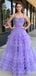 Elegant Sweatheart Spaghetti Strap A-line Long Prom Dress,PD340