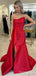 Elegant Strapless Split Side Mermaid Long Prom Dress,PD341