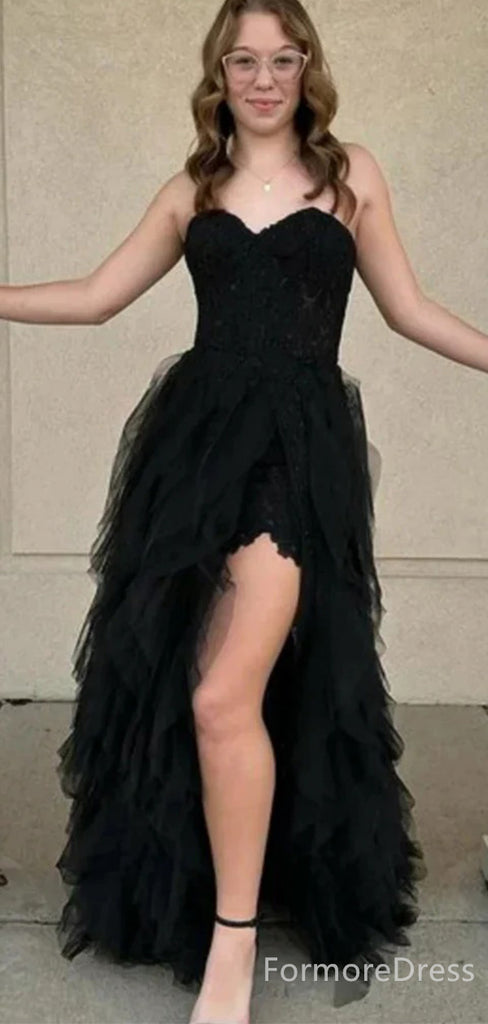 Elegant Sweateart Spaghetti Strap A-line Long Prom Dress,PD342