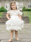 Cute Off-Shoulder A-line Beadings Flower Girl Dress,  FGD62