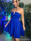 Elegant V-neck Strapless A-line Short Mini Homecoming Dress,  HD264