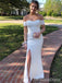 Elegant Sweatheart Off-Shoulder Strapless Mermaid Long Prom Dress,PD350