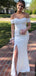 Elegant Sweatheart Off-Shoulder Strapless Mermaid Long Prom Dress,PD350