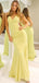 Sexy V-neck Spaghetti Strap Mermaid Long Prom Dress,PD359