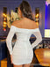 Elegant V-neck Off-Shoulder Strapless Short Mini Homecoming Dress,  HD273