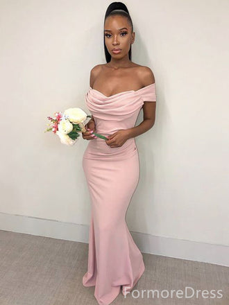 Sexy Off-Shoulder Strapless Mermaid Long Prom Dress,PD377