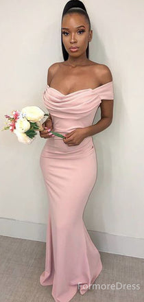 Sexy Off-Shoulder Strapless Mermaid Long Prom Dress,PD377