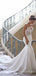 Elegant Spaghetti Strap Mermaid Long Wedding Dress,  WD55