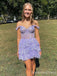 Elegant Off-Shoulder Strapless A-line Short Mini Homecoming Dress,  HD34