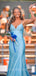 Elegant Spaghetti Strap Mermaid Long Prom Dress,  PD46